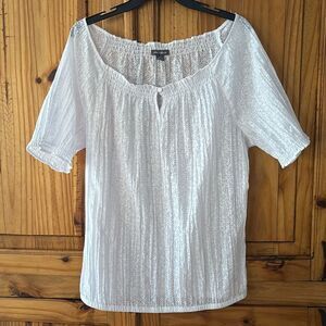 Eddie Bauer Softly Pleated Breezy Top